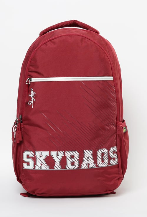 SKYBAGS Printed Backpack with Rain Cover