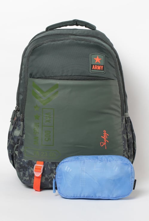 SKYBAGS Astro Extra Backpack with Pouch and Rain Cover