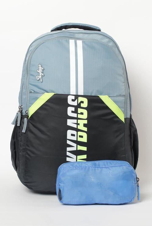 SKYBAGS Astro Extra 03 Printed Backpack with Pouch and Rain Cover