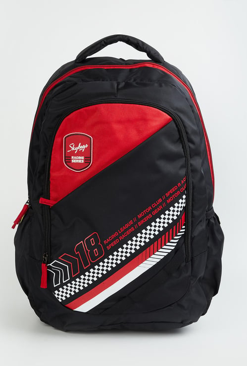 SKYBAGS Men Printed Zip-Closure Backpack