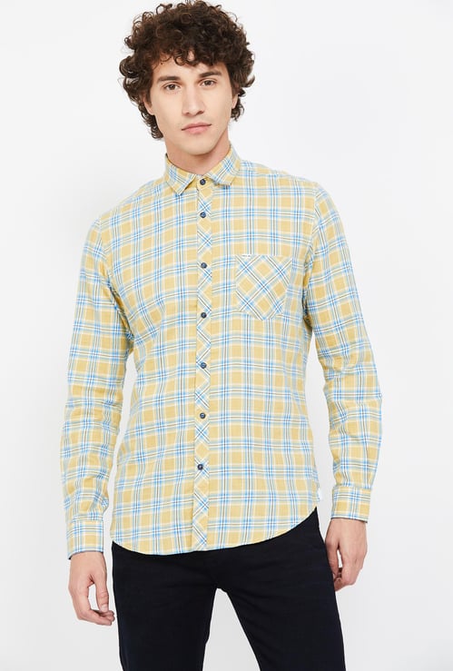 KILLER Checked Slim Fit Casual Shirt