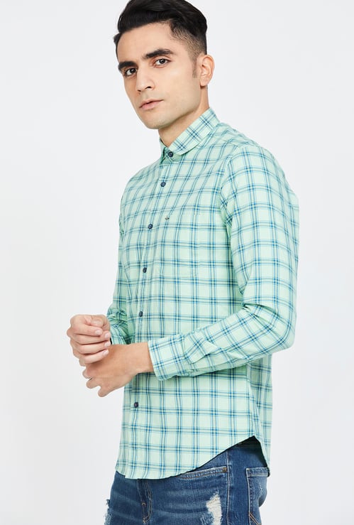 KILLER Checked Slim Fit Casual Shirt