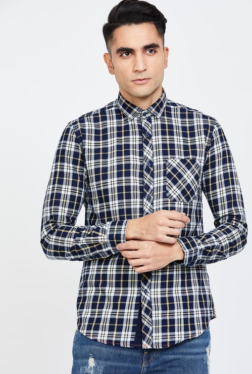 KILLER Checked Full Sleeves Slim Fit Casual Shirt