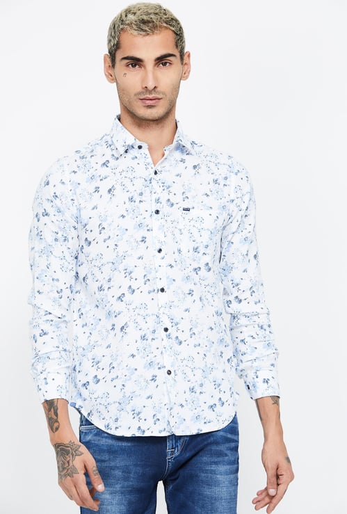KILLER Printed Slim Fit Casual Shirt