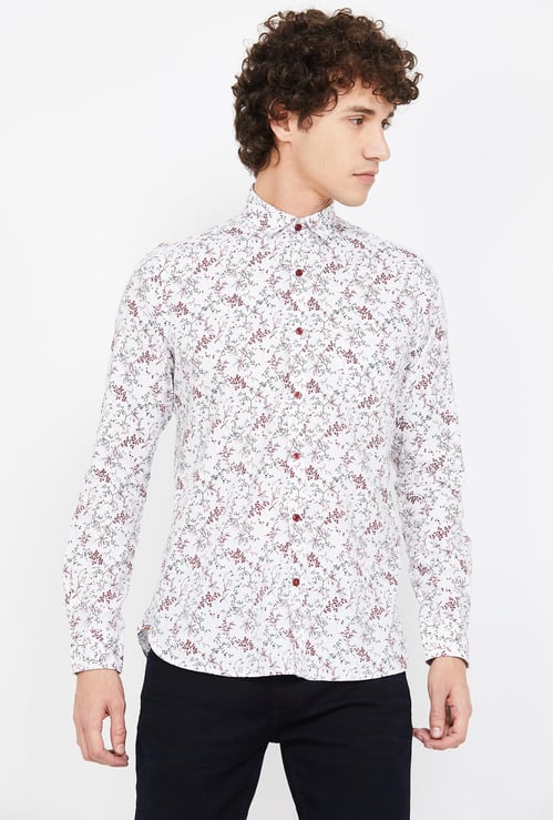 KILLER Floral Print Slim Fit Casual Shirt