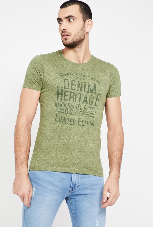 KILLER Printed Regular Fit Crew Neck T-shirt