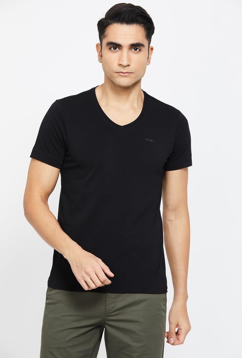 WRANGLER Solid Slim Fit T-shirt