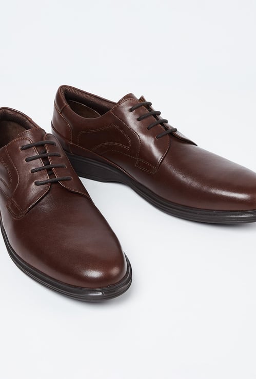 RUOSH Solid Derby Shoes
