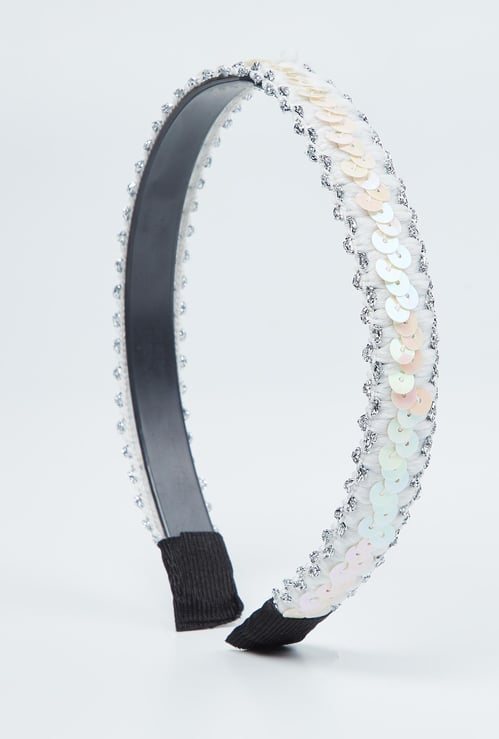 TONIQ KIDS Girls Sequin Embellished Hairband