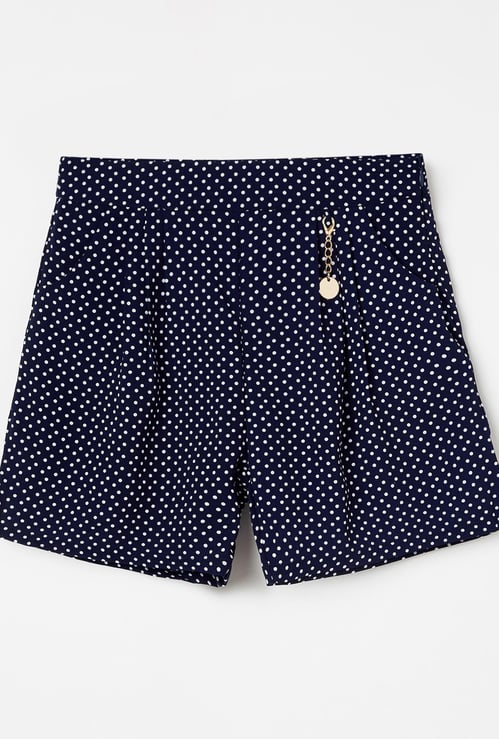 PEPPERMINT Printed Shorts with Pockets