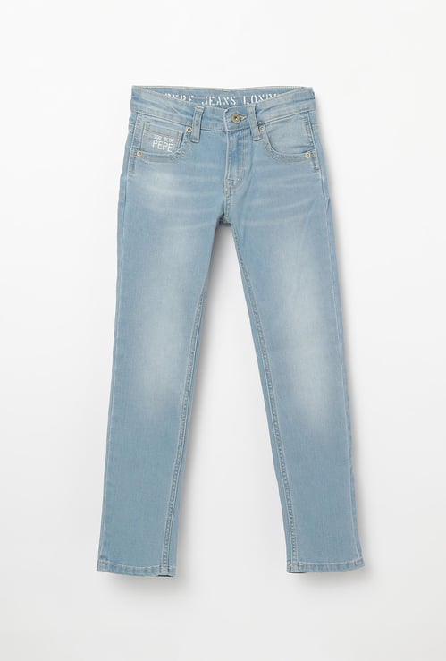 PEPE JEANS Stonewashed Slim Fit Jeans