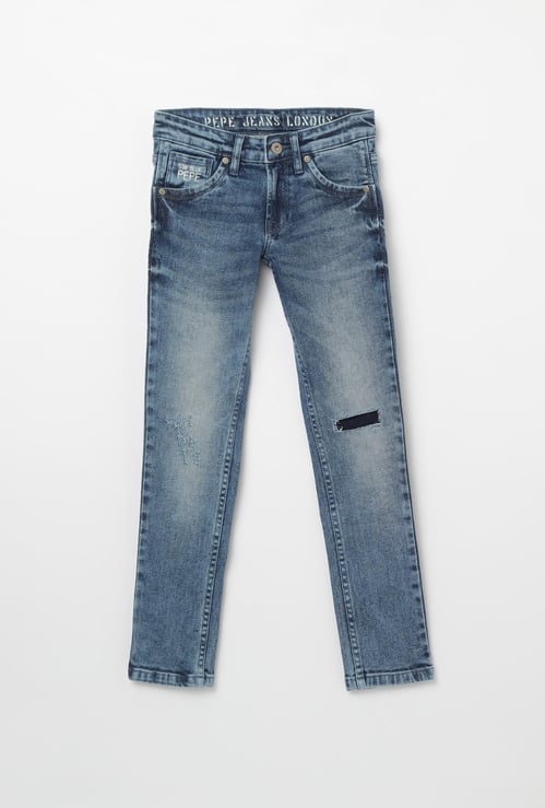 PEPE JEANS Stonewashed Slim Fit Jeans