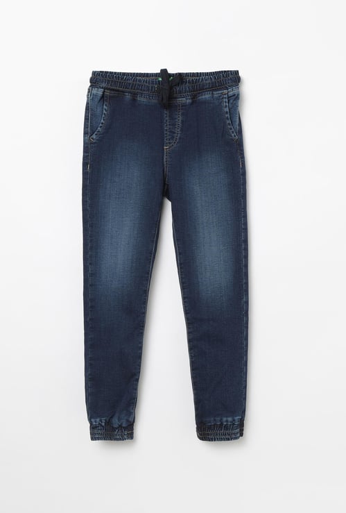 UNITED COLORS OF BENETTON Stonewashed Denim Joggers