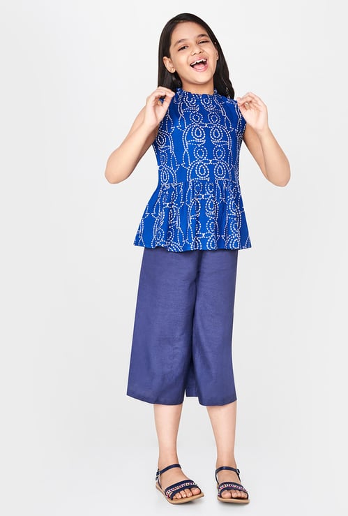 GLOBAL DESI Printed Sleeveless Top