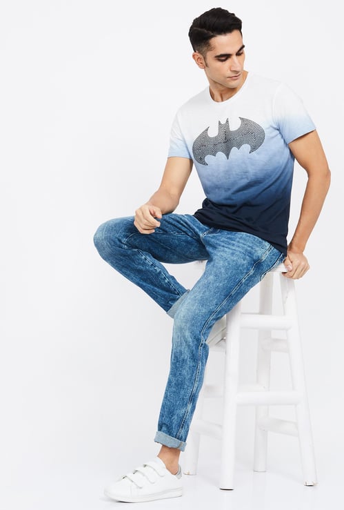 FREE AUTHORITY Printed Regular Fit Crew Neck T-shirt
