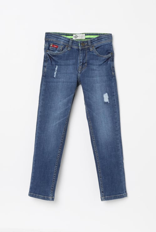 LEE COOPER JUNIORS Stonewashed Slim Fit Jeans