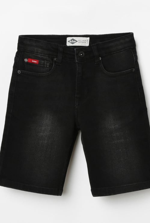 LEE COOPER JUNIORS Stonewashed Denim Shorts
