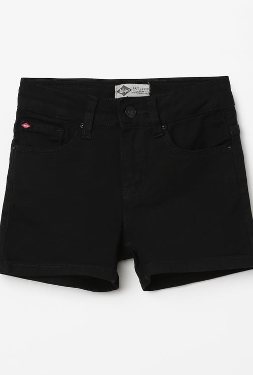 LEE COOPER JUNIORS Solid Denim Shorts