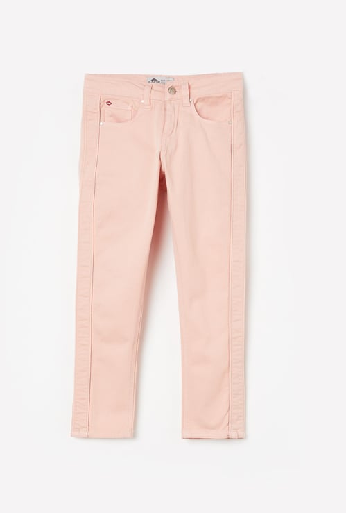 LEE COOPER JUNIORS Solid 5-Pocket Jeans
