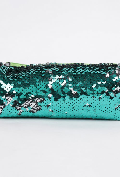 STOLN Girls Embellished Zip Closure Pouch