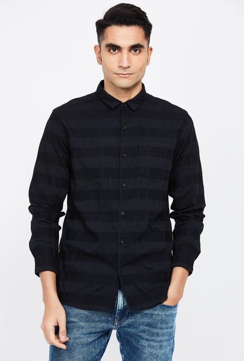 WRANGLER Striped Regular Fit Casual Shirt