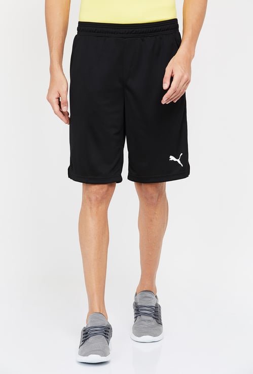 PUMA Solid Shorts with Elasticated Waist