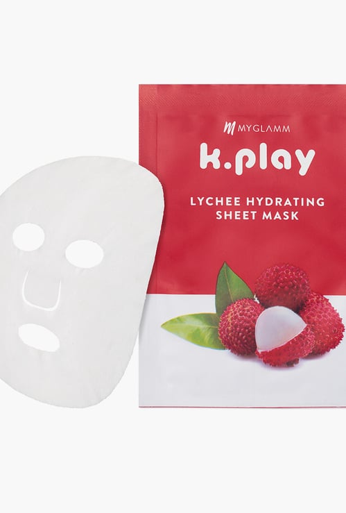 MYGLAMM K.Play Lychee Hydrating Sheet Mask
