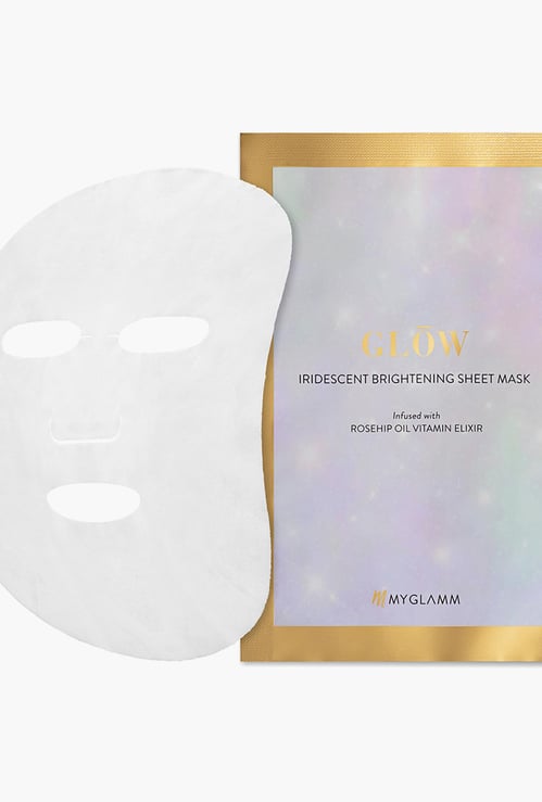 MYGLAMM Glow Iridescent Brightening Sheet Mask