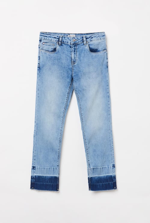 LEE COOPER JUNIORS Girls Stonewashed Jeans