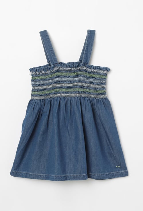 LEE COOPER JUNIORS Smocked Shoulder Strap Top