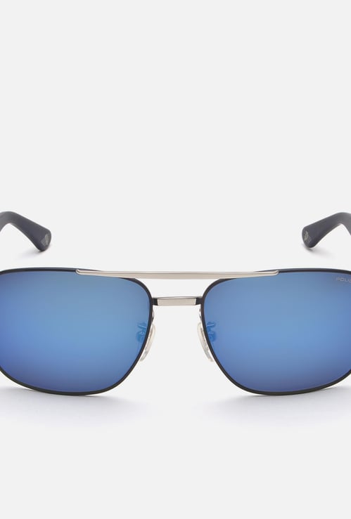 POLICE Men UV-Protected Square Sunglasses- SPL890K58F94B