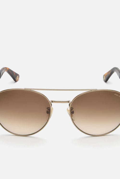 POLICE Men UV-Protected Round Sunglasses- SPL891K558FF