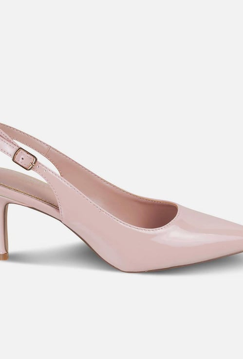 TRESMODE Women Solid Sling Back Heels