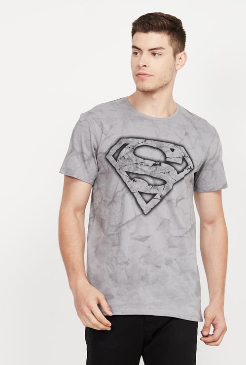 FREE AUTHORITY Printed Regular Fit Crew Neck T-shirt
