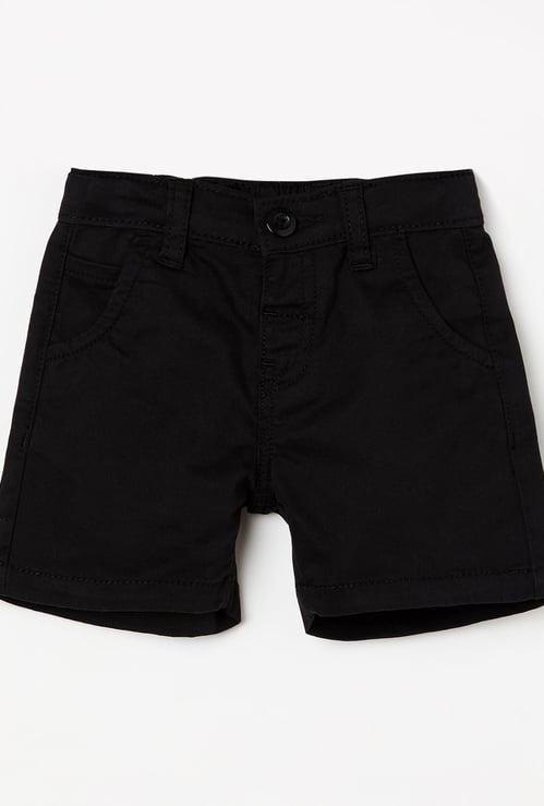 JUNIORS Boys Solid Denim Shorts