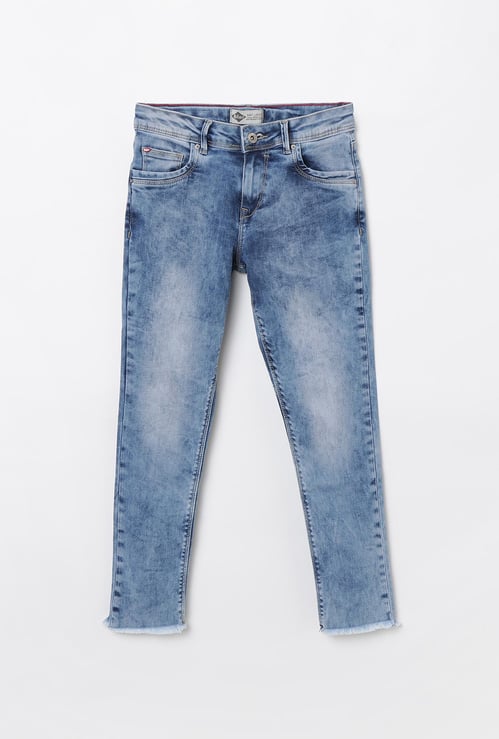 LEE COOPER JUNIORS Stonewashed Slim Fit Jeans
