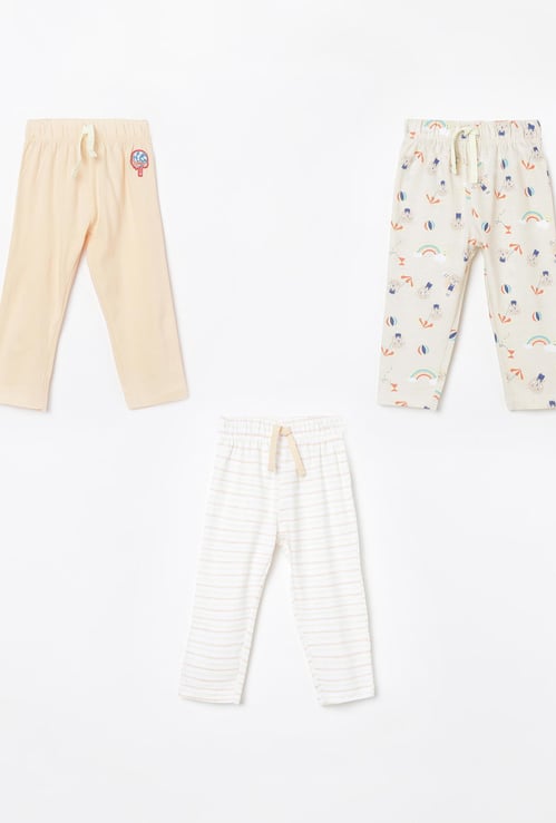 FS MINI KLUB Printed Elasticated Pyjamas- Pack of 3