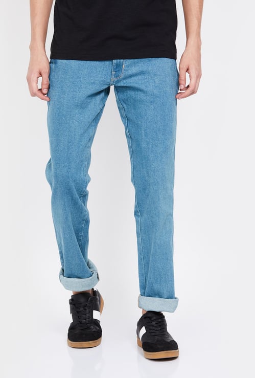 WRANGLER Stonewashed Slim Fit Jeans