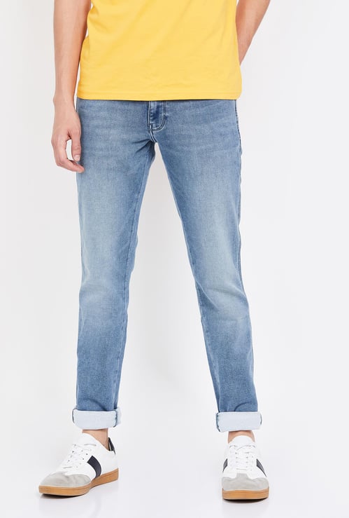 WRANGLER Stonewashed Slim Fit Jeans