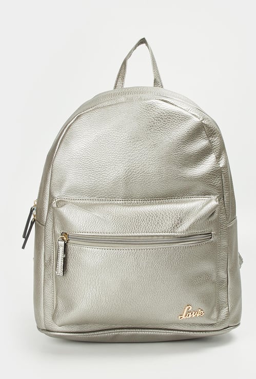 LAVIE Women Textured Backpack with Zip Pocket