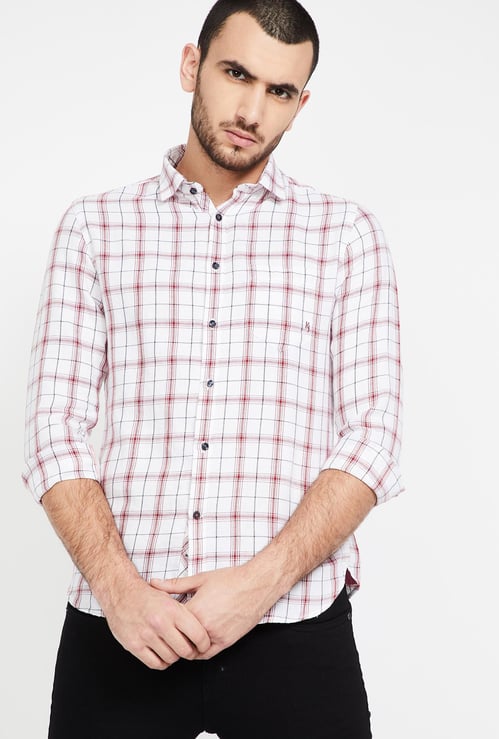 KILLER Checked Full Sleeves Slim Fit Casual Shirt