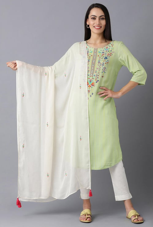 W Embroidered Dupatta