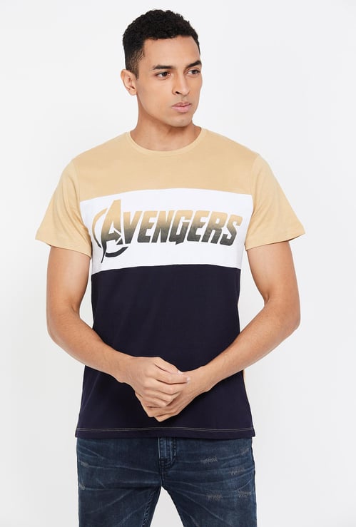 FREE AUTHORITY Mens Printed Regular Fit Crew Neck T-shirt