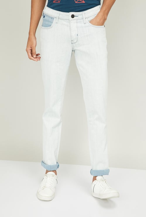 WRANGLER Men Solid Slim Fit Jeans