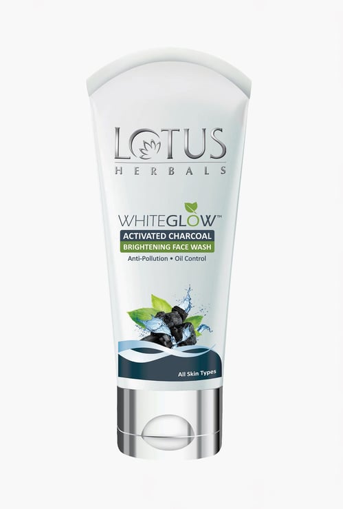 LOTUS Herbals Whiteglow Activated Charcoal Brightening Face Wash -50 g