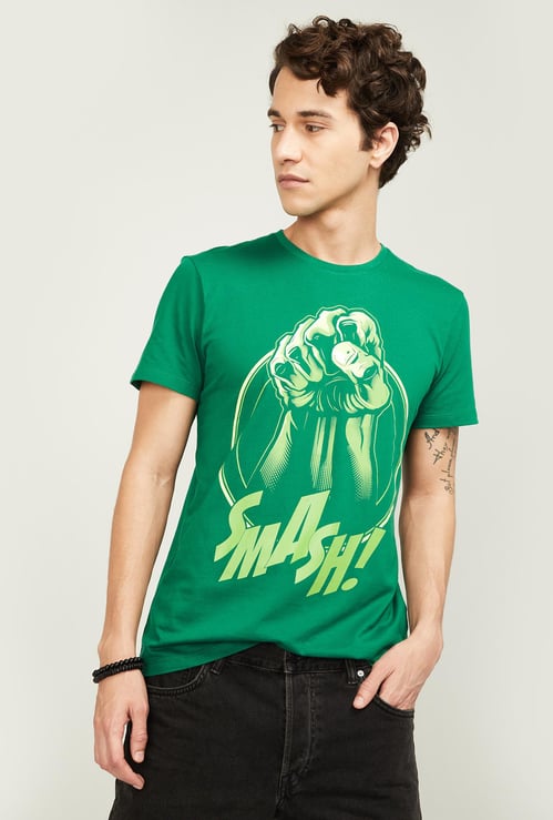 FREE AUTHORITY Men Printed Regular Fit T-shirt