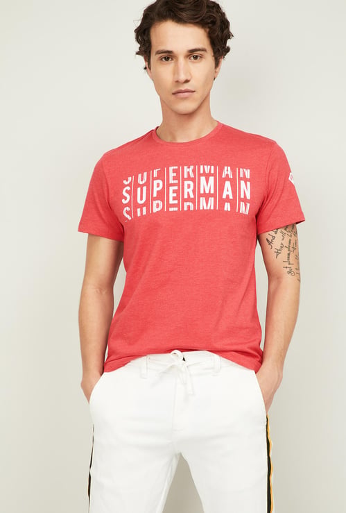 FREE AUTHORITY Men Printed Regular Fit Crew Neck T-shirt