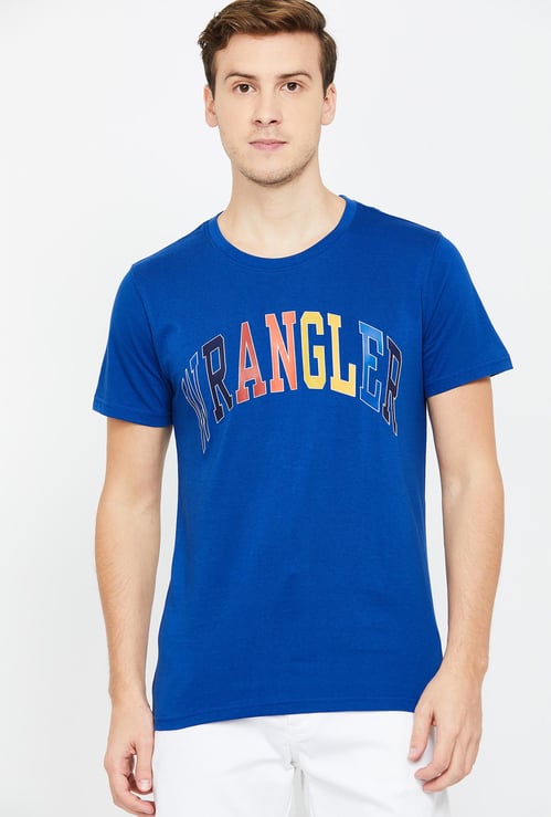 WRANGLER Men Printed Regular Fit Crew Neck T-shirt