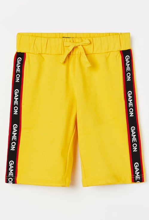 INDIAN TERRAIN Boys Printed Elasticated Shorts