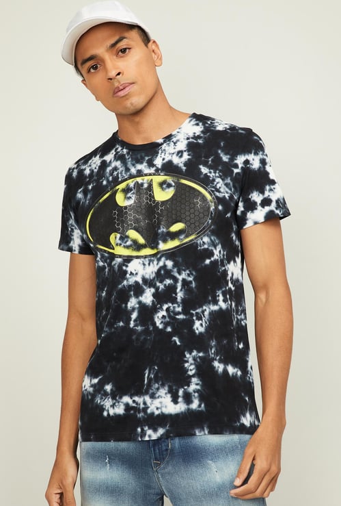 FREE AUTHORITY Men Tie-Dye Print Slim Fit T-shirt
